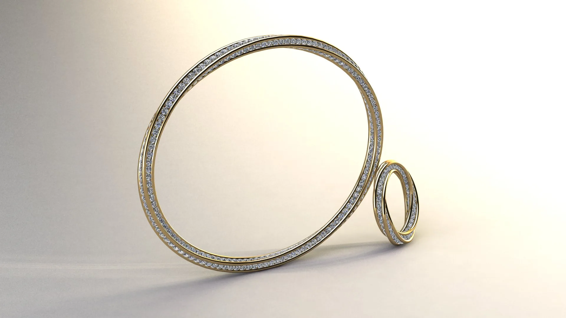 Diamond Twist Bracelet and Ring made of Gold and Diamonds, Bespoke Designed by Canterbury Kent Jewellers