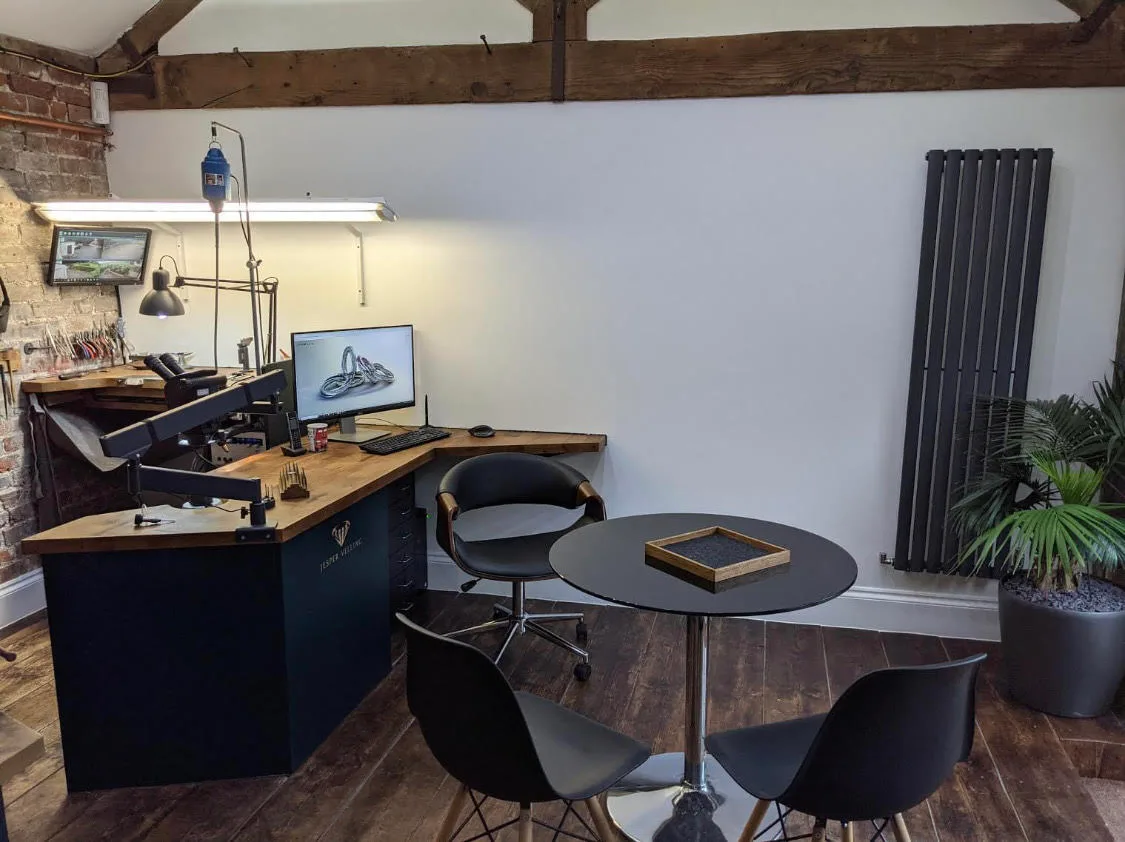 Jewellery Workshop and Customer Consultation Area in rural Canterbury, Kent
