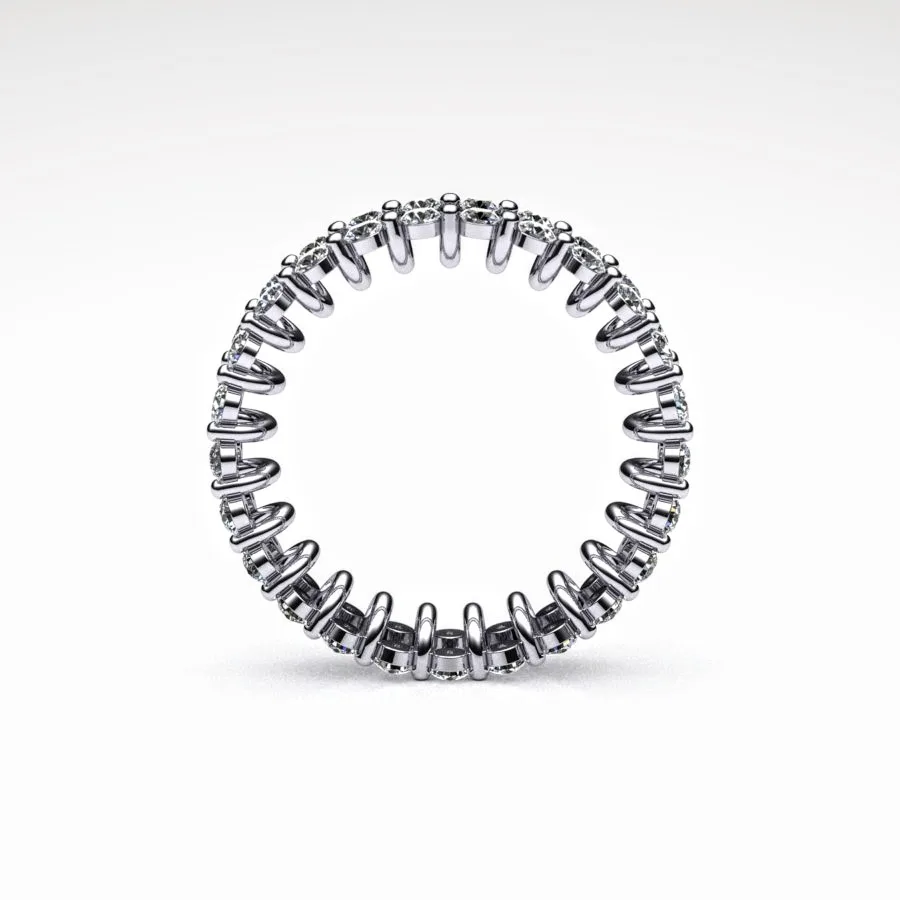 'Corona' Band Ring made of Platinum and Diamonds, Bespoke Designed by Canterbury Kent Jewellers