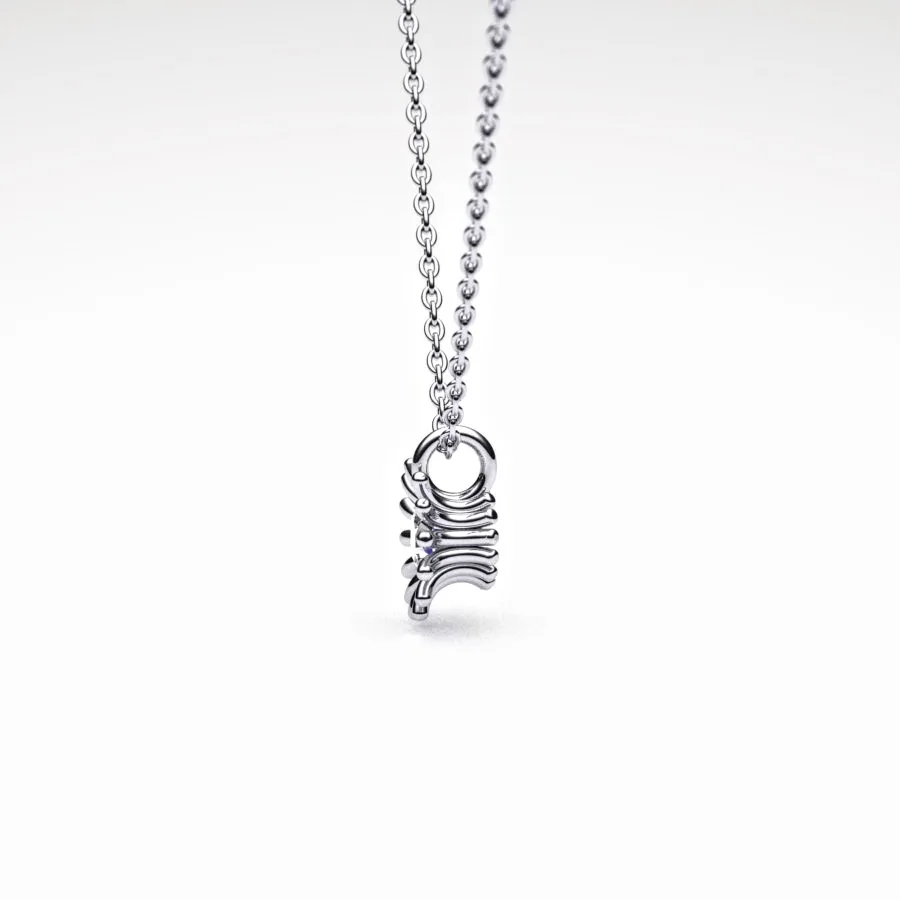 'Corona' Necklace Pendant made of Platinum and Diamonds, Bespoke Designed by Canterbury Kent Jewellers