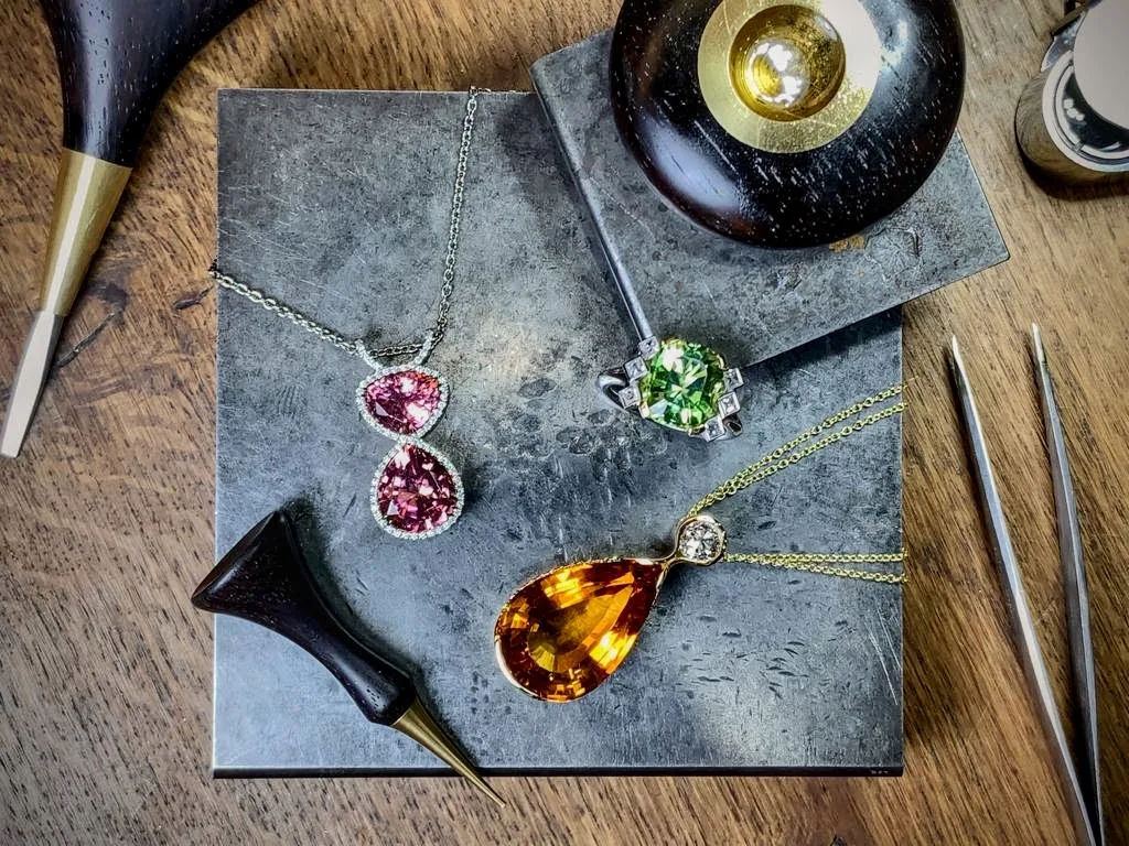 Selection of Colourful Jewellery Handmade in Canterbury Kent